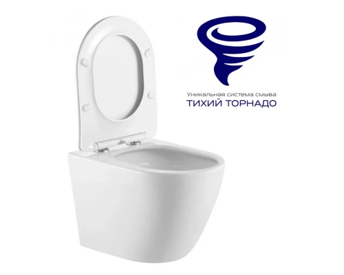Унитаз подвесной ES.M Typhoon T52036501 смыв Tornado