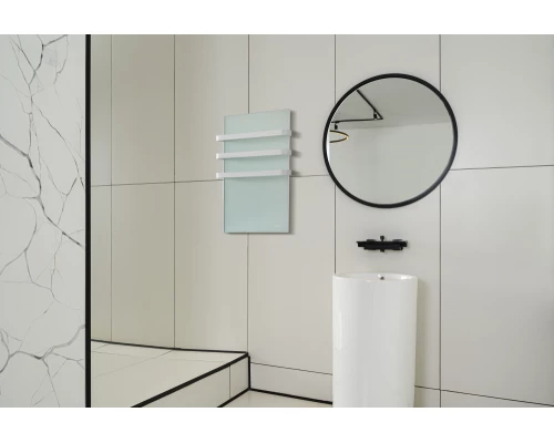 Электрический полотенцесушитель Теплофон ЭРГН-0,15/220 (п) - 150 Вт Белый стекло