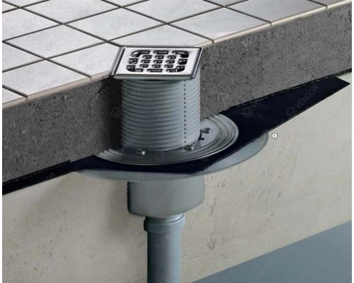 Душевой трап Viega Advantix 583217 хром матовый