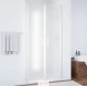 Душевая дверь в нишу Vegas Glass E2P 90 01 10 профиль белый, стекло сатин