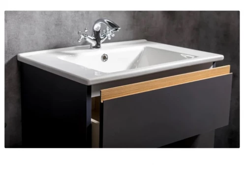 Тумба с раковиной Armadi Art Capolda 65 антрацит