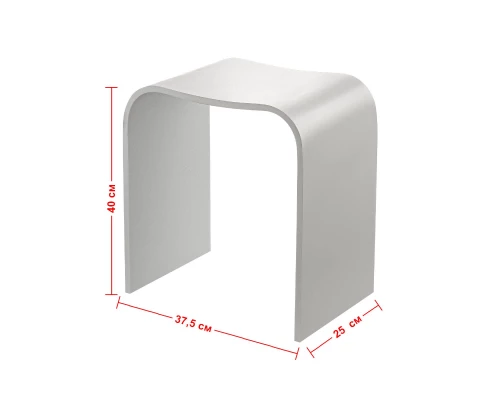 Табурет Geralis, арт. T-W, Белый