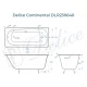 Ванна чугунная Delice Continental 120х70 DLR230640