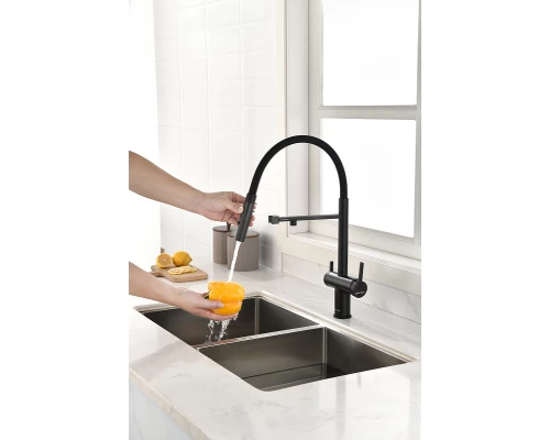 Смеситель для кухни Paulmark Gravity Gr213188-401 Антрацит