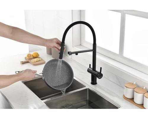 Смеситель для кухни Paulmark Gravity Gr213188-401 Антрацит