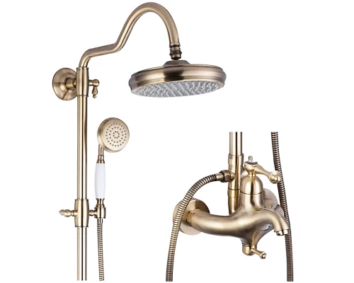 Душевая стойка FAOP A2405-4 цвет бронза