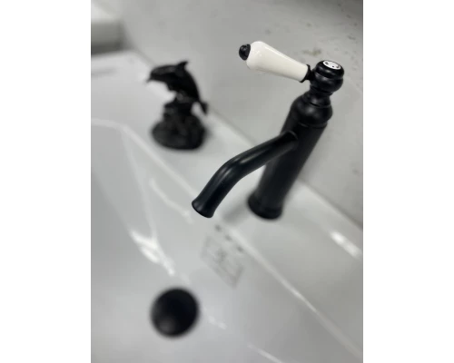 Смеситель для раковины Jacob Delafon Louise E24360-BL, черный матовый