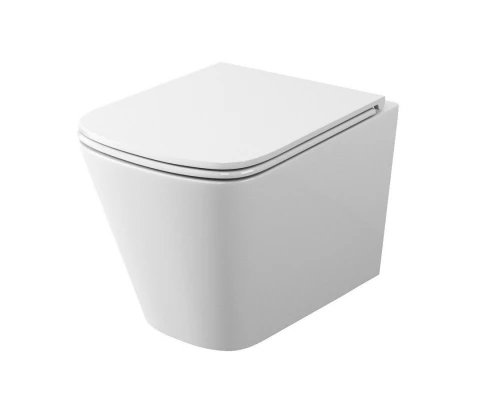 Унитаз подвесной торнадо ES.M Typhoon-SQ  40303ES-49 безободковый  сиденье микролифт