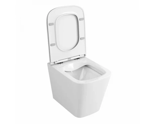 Унитаз подвесной торнадо ES.M Typhoon-SQ  40303ES-49 безободковый  сиденье микролифт