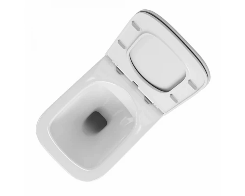 Унитаз подвесной торнадо ES.M Typhoon-SQ  40303ES-49 безободковый  сиденье микролифт