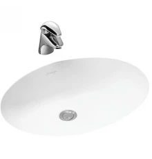 Раковина встраивается снизу  Jacob Delafon Ovale Dessus EN262-00 49,8 см 