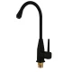 40082-C Смеситель для кухни высокий (ЧЕРНЫЙ) HANSEN  (10/1шт)