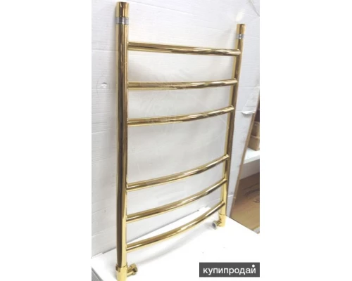 Полотенцесушитель водяной Сунержа Галант + 80x50 золото глянец с полимерным покрытием