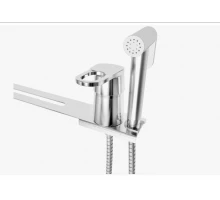 Биде-приставка для унитаза ES.M comfort  ES-140130CR со смесителем и с гигиеническим душем