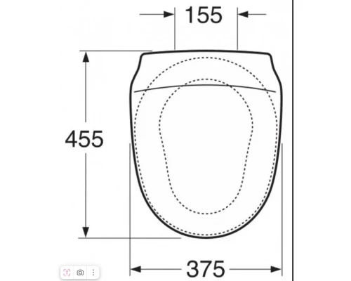Крышка-сиденье дерево цвет беленый дуб для унитаза Gustavsberg nordic 2310 аналог