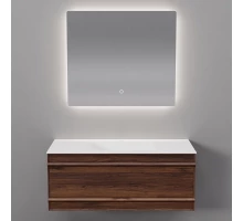 Комплект мебели Art Decco Bridget ABR10W22S2M0, 100 см, черный орех