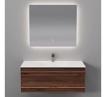 Комплект мебели Art Decco Bridget ABR10W22S2MF, 100 см, черный орех