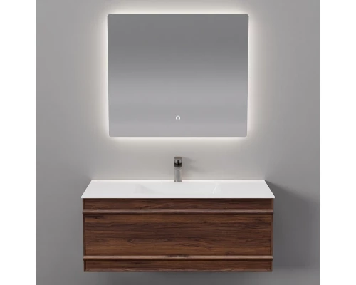 Комплект мебели Art Decco Bridget ABR10W22S2MF, 100 см, черный орех