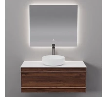 Комплект мебели Art Decco Bridget ABR10W22S3MF, 100 см, черный орех