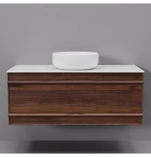 Тумба с раковиной Art Decco Bridget ABR10W22S300, 100 см, черный орех