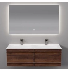 Комплект мебели Art Decco Bridget ABR12W22D1MF, 120 см, черный орех