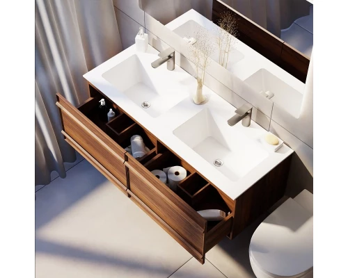 Комплект мебели Art Decco Bridget ABR12W22D2M0, 120 см, черный орех