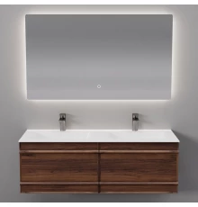 Комплект мебели Art Decco Bridget ABR12W22D2MF, 120 см, черный орех