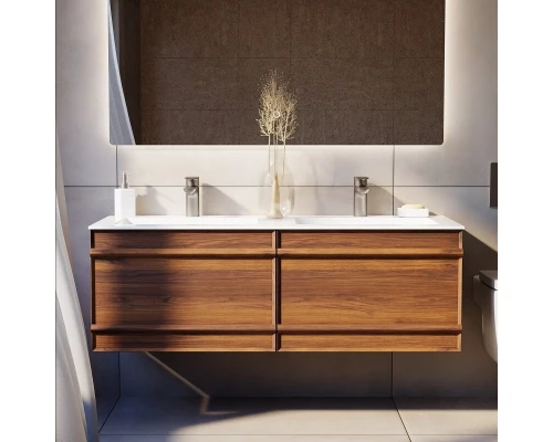 Комплект мебели Art Decco Bridget ABR12W22D2MF, 120 см, черный орех