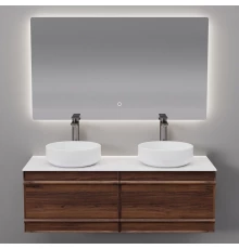 Комплект мебели Art Decco Bridget ABR12W22D3MF, 120 см, черный орех