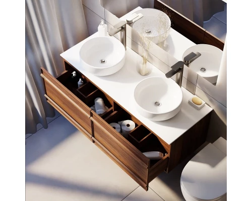 Комплект мебели Art Decco Bridget ABR12W22D3MF, 120 см, черный орех