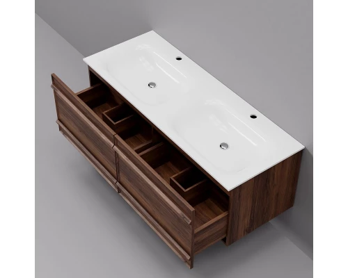 Тумба с раковиной Art Decco Bridget ABR12W22D100, 120 см, черный орех