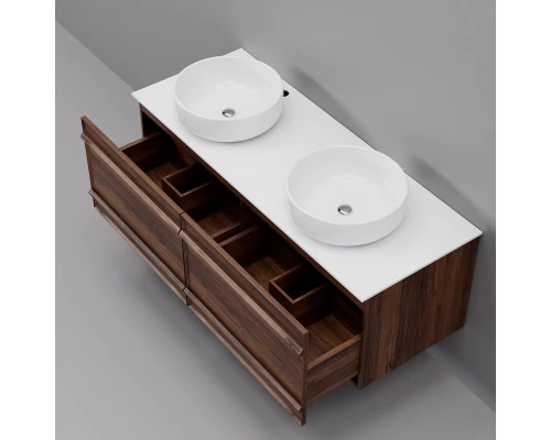 Тумба с раковиной Art Decco Bridget ABR12W22D300, 120 см, черный орех