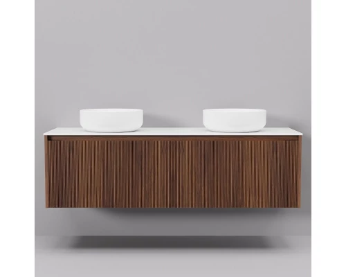 Тумба с раковиной Art Decco Camilla ACM14W22D300, 140 см, черный орех