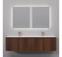 Комплект мебели Art Decco Camilla ACM15W22D1MF, 150 см, черный орех