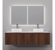 Комплект мебели Art Decco Camilla ACM15W22D3MF, 150 см, черный орех