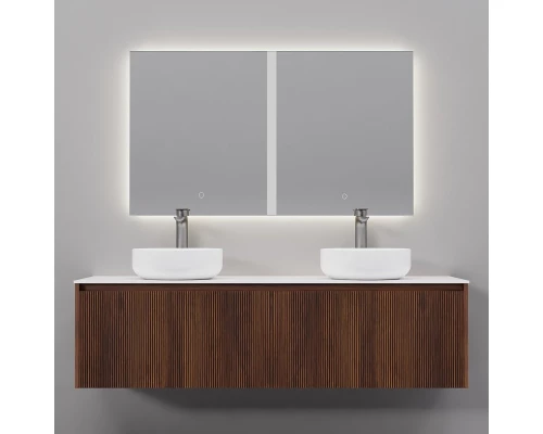 Комплект мебели Art Decco Camilla ACM15W22D3MF, 150 см, черный орех