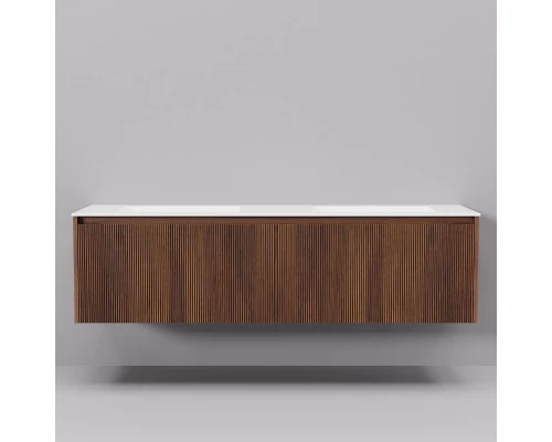 Тумба с раковиной Art Decco Camilla ACM15W22D100, 150 см, черный орех