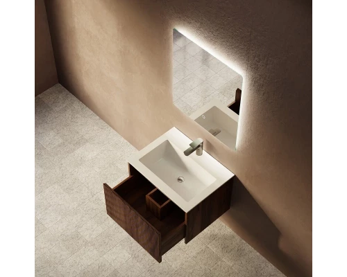 Тумба с раковиной Art Decco Camilla ACM06W22S200, 60 см, черный орех