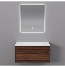 Комплект мебели Art Decco Bridget ABR08W22S1M0, 80 см, черный орех