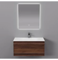 Комплект мебели Art Decco Bridget ABR08W22S1MF, 80 см, черный орех