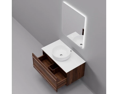 Комплект мебели Art Decco Bridget ABR08W22S3M0, 80 см, черный орех