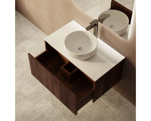 Комплект мебели Art Decco Camilla ACM08W22S3MF, 80 см, черный орех