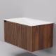 Тумба с раковиной Art Decco Camilla ACM08W22S200, 80 см, черный орех
