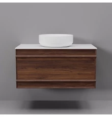 Тумба с раковиной Art Decco Bridget ABR08W22S300, 80 см, черный орех