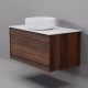 Тумба с раковиной Art Decco Bridget ABR08W22S300, 80 см, черный орех