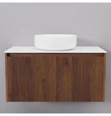 Тумба с раковиной Art Decco Camilla ACM08W22S300, 80 см, черный орех