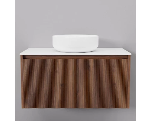 Тумба с раковиной Art Decco Camilla ACM08W22S300, 80 см, черный орех