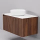 Тумба с раковиной Art Decco Camilla ACM08W22S300, 80 см, черный орех