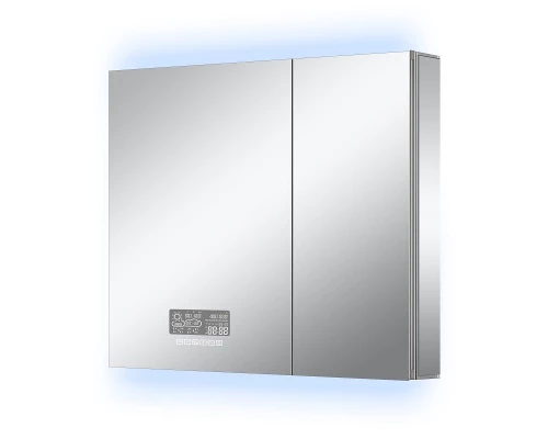 Зеркальный шкаф Art Decco Celestial Glow ACG07680MC, 70 см, сенсорный, подсветка, часы, bluetooth-динамик, антизапотевание