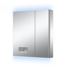 Зеркальный шкаф Art Decco Celestial Glow ACG06080MC, 60 см, сенсорный, подсветка, часы, bluetooth-динамик, антизапотевание